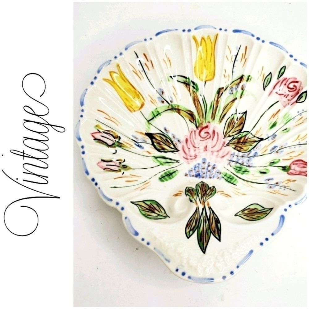 Vintage blue ridge serving dish